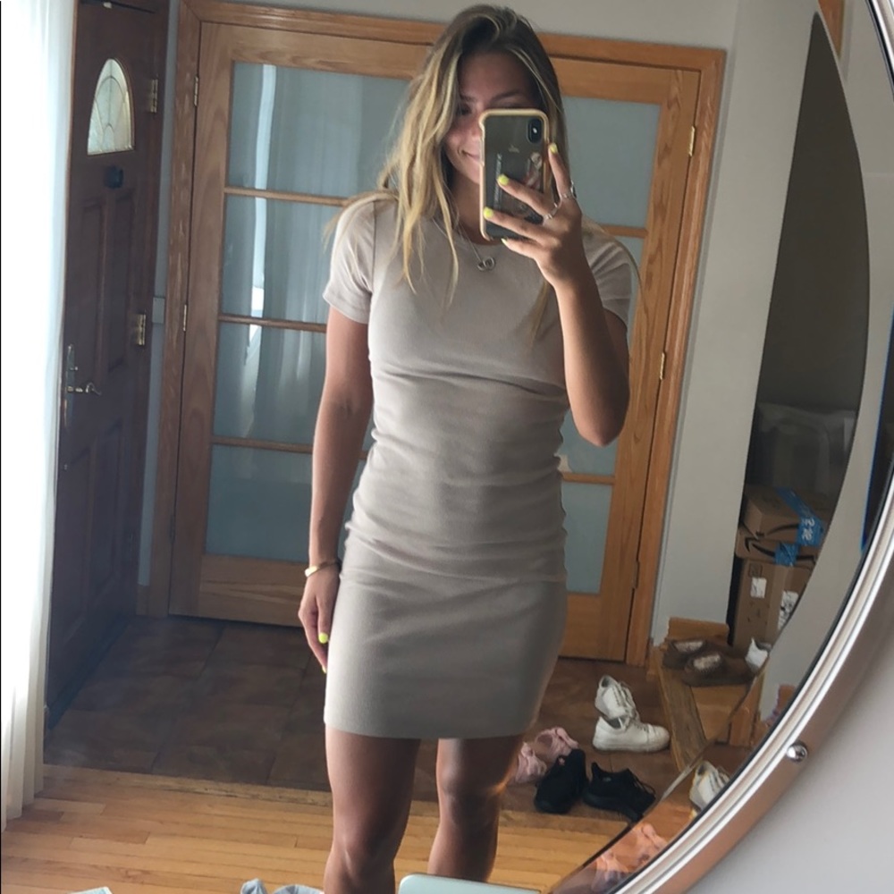 Tan dress
